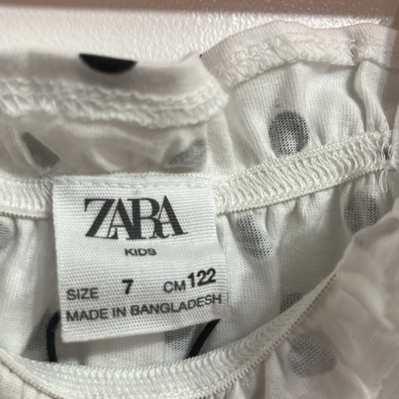 Zara Kids Polka Dot T-Shirt - Picture 3 of 6